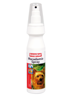 Beaphar Macadamia Spray - aerosols apmatojuma kopšanai dzīvniekiem 150ml