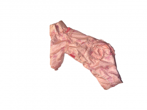 Apģērbs suņiem rozā ar bantī&scaron;u printu (meitenēm)