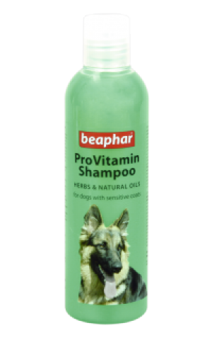 Beaphar Pro Vitamin Shampoo Green/Herbal - šampūns suņiem ar jūtīgu ādu 250ml
