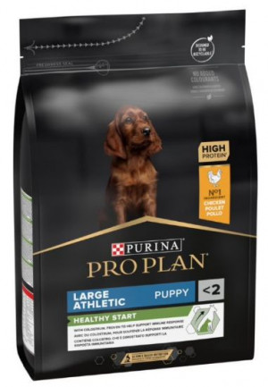 PRO PLAN Puppy Large & Athletic - sausā barība lielo &scaron;ķirņu kucēniem ar atlētisku miesasbūvi 3kg