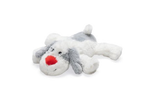 Beeztees valentīndiena Plī&scaron;a rotaļlieta suņiem - suns 25x25x8cm, balts