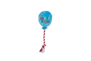 Beeztees Plī&scaron;a rotaļlieta suņiem - balons 39x13x7,5 cm, zils