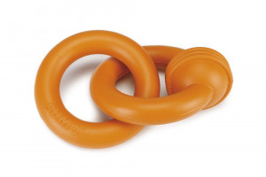 Beeztees Rotaļlieta - gumijas gredzeni 25x15x7,5 cm, oranži