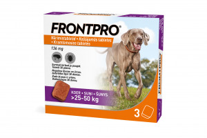 FRONTPRO 136MG KO&Scaron;Ļ TABL SUŅIEM (>25-50KG) XL N3 (3 tabletes)