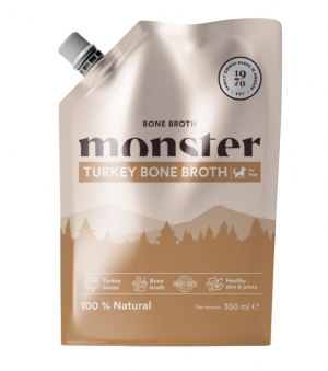 Monster Dog Bone Broth Turkey 350ml 
