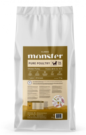 Monster Dog Classic Pure Poultry 17kg