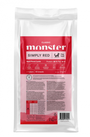 Monster Dog Classic Simply Red 2kg