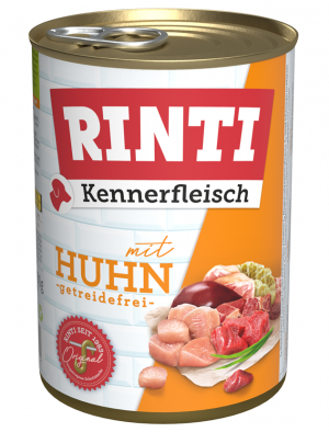 RINTI Kennerfleisch Chicken 400g - ar vistu