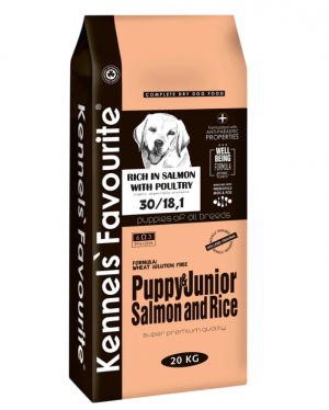 Favourite Puppy&Junior Salmon and rice 20kg
