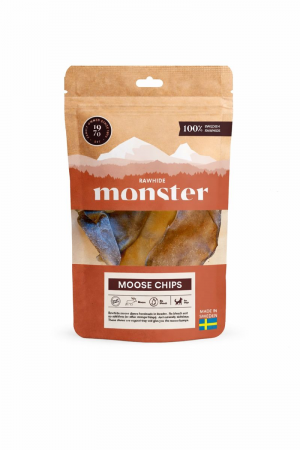 Monster Rawhide Moose Chips Pase Kauls 
