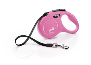 Flexi New Classic S 5m-roza (lenta)