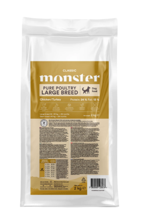 Monster Dog Classic Pure Poultry Large Breed 2kg