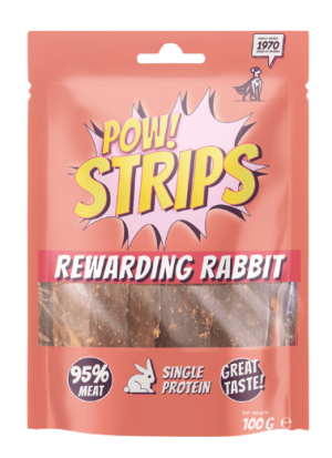 POW! Strips Rewarding Rabbit 100g