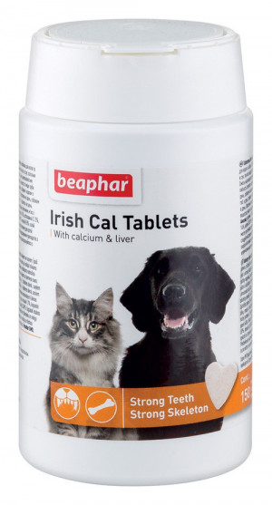 Beaphar Irish Cal 150tab.