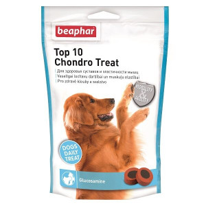 Beaphar TOP 10 Chondro Treat papildbarība ar glikozamīnu suņiem 150g