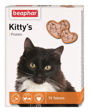 Beaphar Kitty's +Protein (fish) 75 tab.