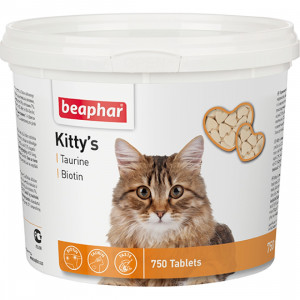 Beaphar Kitty's +Taurine-Biotin 750 tab.