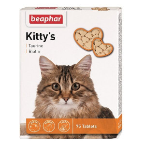 Beaphar Kitty's +Taurine-Biotin 75 tab.