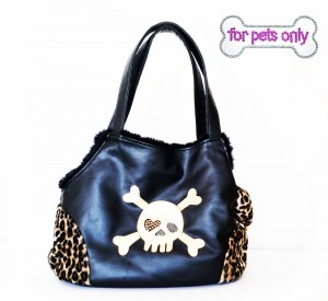 For Pets Only Skull - transportēšanas soma dzīvniekiem 40 x 27 x 17 cm