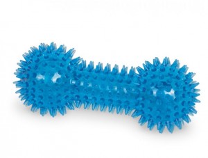 Nobby rotaļlieta suņiem zilā Spiky Dumbell 15cm