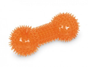 Nobby rotaļlieta suņiem oranža Spiky Dumbell 15cm