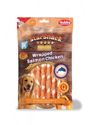 Nobby STARSNACK Wrapped Salmon 70g