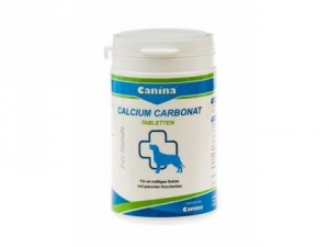 Canina Calcium Carbonat tabletes 350g - barības piedeva ar kalciju