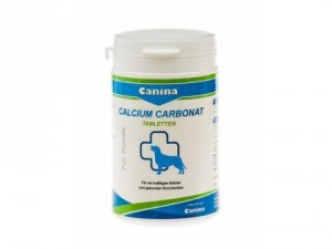 Canina Calcium Carbonat tabletes 1kg - barības piedeva ar kalciju