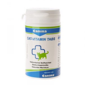 Canina Cat-Vitamin Tabs 125g - vitamīnu papildināšanai kaķiem jebkurā vecumā