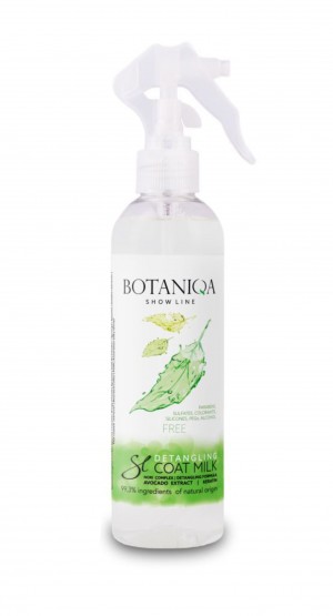 Botaniqa Show Line Detangling Coat Milk - pieniņš pret spalvas sapīšanos 250ml