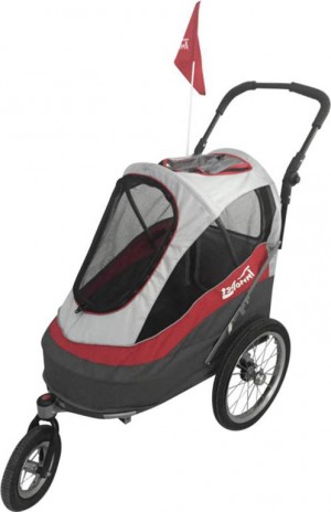 Innopet Sporty Dog Trailer Red/Grey ratiņi