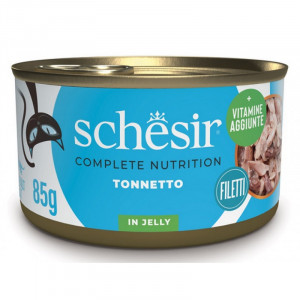 Schesir konservi kaķiem gabaliņi želejā TUNCIS 85g
