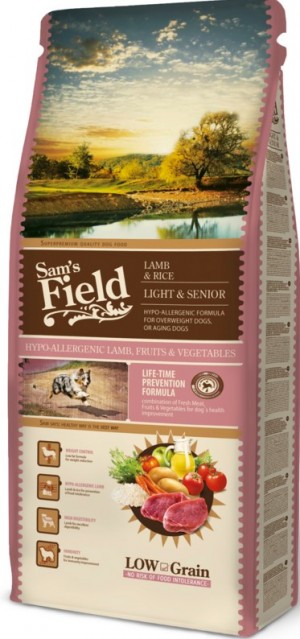 Sam's Field Lamb&Rice LIGHT&SENIOR 13kg