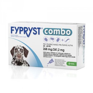 Fypryst Combo Spot-on pretparazitāri pilieni (pipetes) suņiem 20-40 kg 268 mg N1