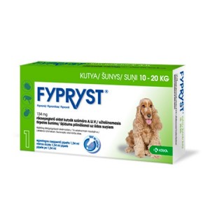 Fypryst pretparazitāri pilieni  (pipetes) suņiem 10-20 kg 134 mg  N1