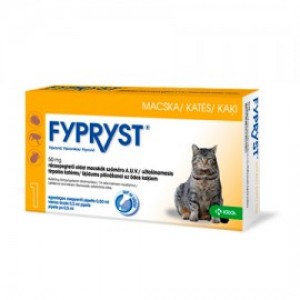 Fypryst Spot on pretparazitāri pilieni  (pipetes) kaķiem 50 mg N1