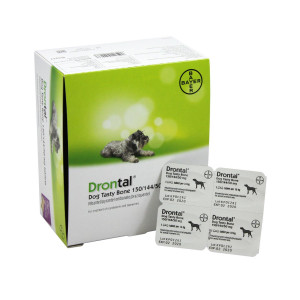 Drontal Dog Flavour 150/144/50 mg tabletes suņu attārpošanai N1