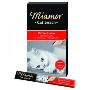 Miamor Kitten Cream gardums kaķēniem ar pienu 15g x 5