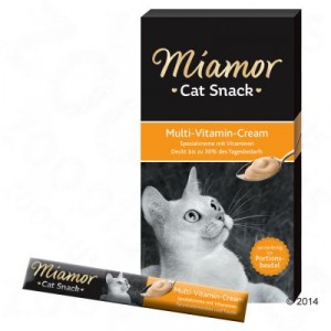 Miamor Multi Vitamin Cream gardums kaķiem ar vitamīniem 6x15g