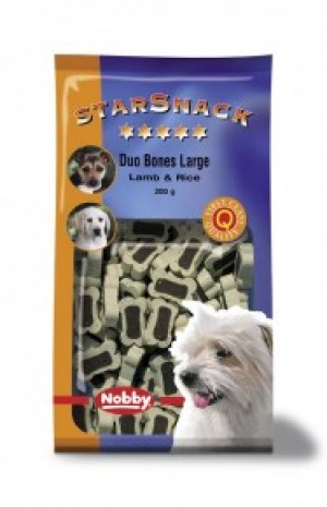 Nobby StarSnack Duo Bones Large "Lamb & Rice" 200g