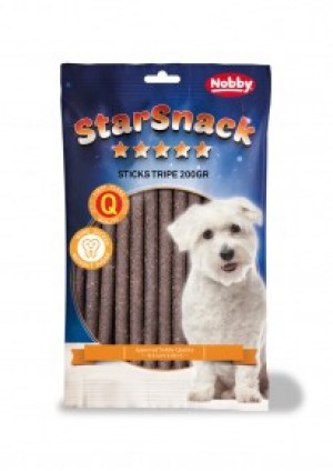 Nobby StarSnack Sticks "Tripe" nūjiņas ar liellopu kuņģi 20gb