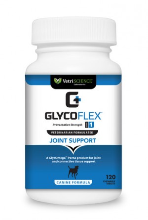 Glyco-Flex® papildbarība glikozamīns locītavu un saistaudu funkciju uzturēšanai un nostiprināšanai suņiem 120tab