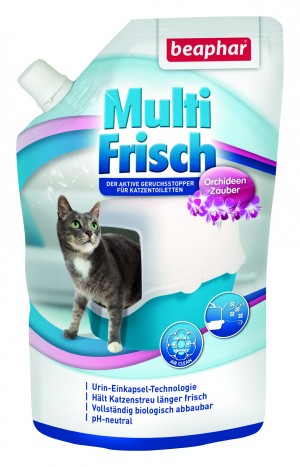 Beaphar Odour killer Orchidee for cats Dezodorējošs līdzeklis kaķu tualetēm 400g