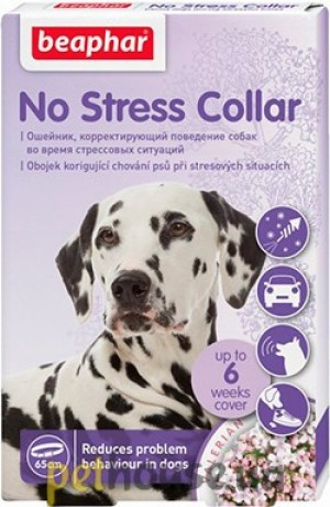 Beaphar No Stress Collar for Dog nomierinoša kaklasiksna suņiem ar baldriānas ekstraktu 65cm