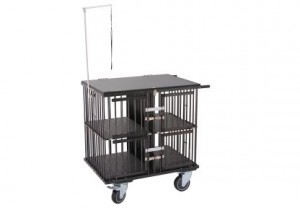 Show Tech All-in-One Show trolley 4 berth Pink 95x65x100cm transportēšanas būris, melns