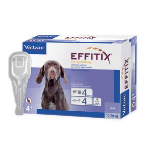 EFFITIX VIRBAC  spot on pilieni  vidēja izmēra (10-20 kg) suņiem N4