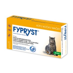 Fypryst pretparazitāri pilieni  (pipetes) kaķiem 50 mg N3 Cena norādīta par 1gab.