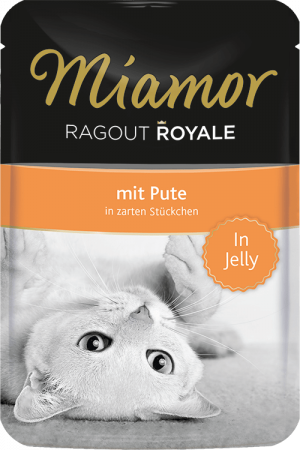 Miamor Ragout Royale 22 x 100g Konservi želējā ar tītaru