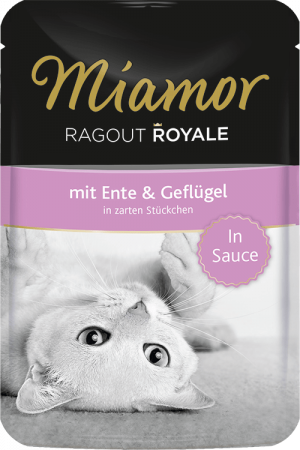 Miamor Ragout Royale 22 x 100g Konservi mērcē ar pīli un mājputnu gaļu
