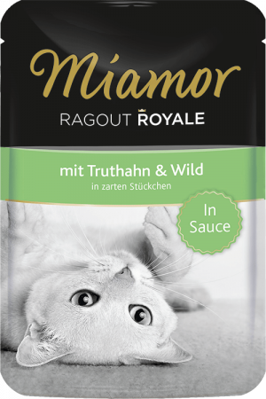 Miamor Ragout Royale 22 x 100g Konservi mērcē ar tītaru un medījumu